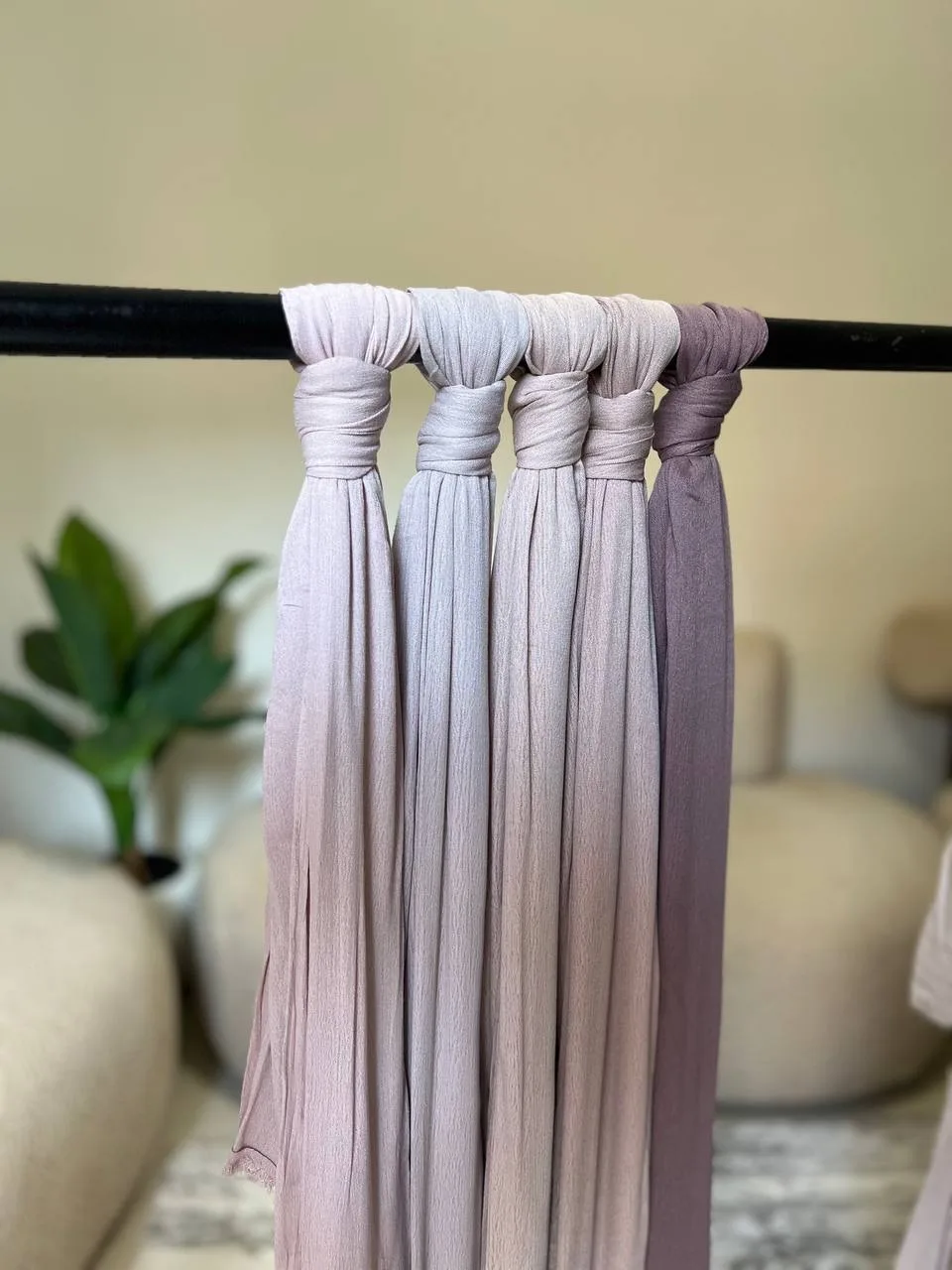 Plain Sponge Hijab (Beige colors)