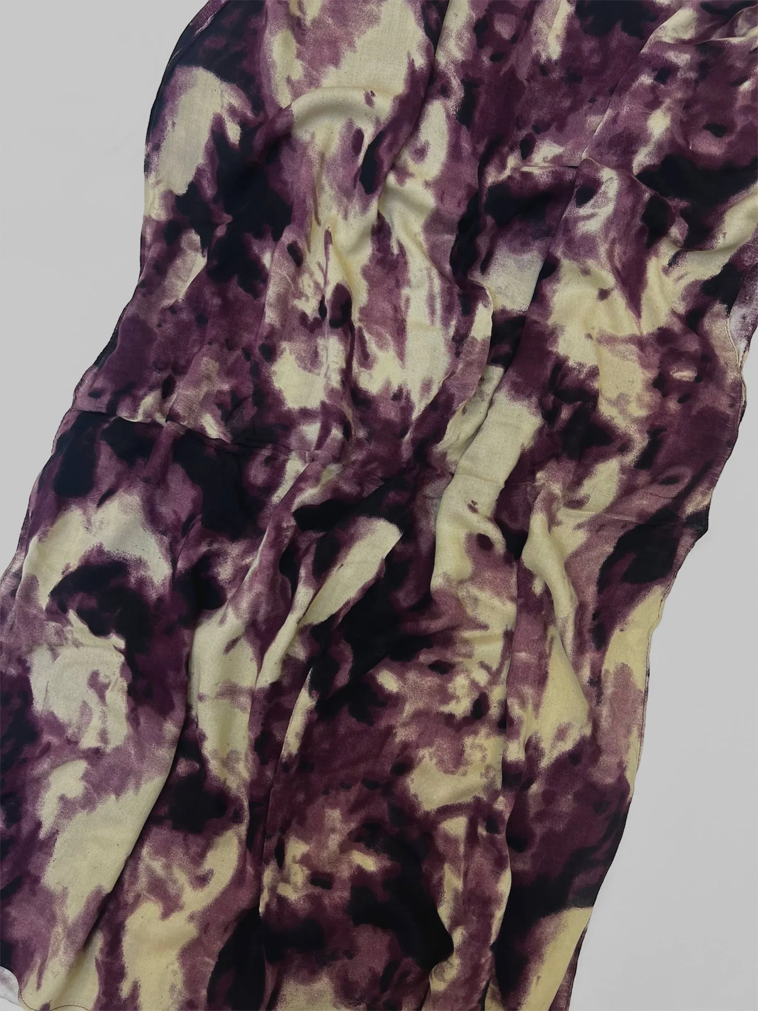 Purple - Beige Modal Hijab